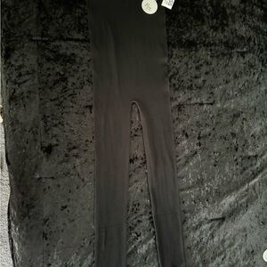 Black Full-Length Bodysuit